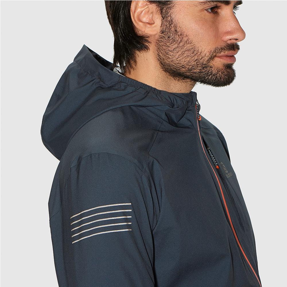 Black Men's Salomon BONATTI WP JKT M Jackets | 795-FYMLKB
