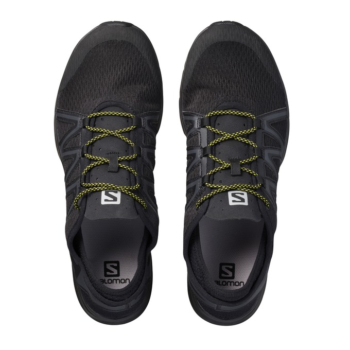 Black Men's Salomon CROSSAMPHIBIAN SWIFT Water Shoes | 839-OXAUWB