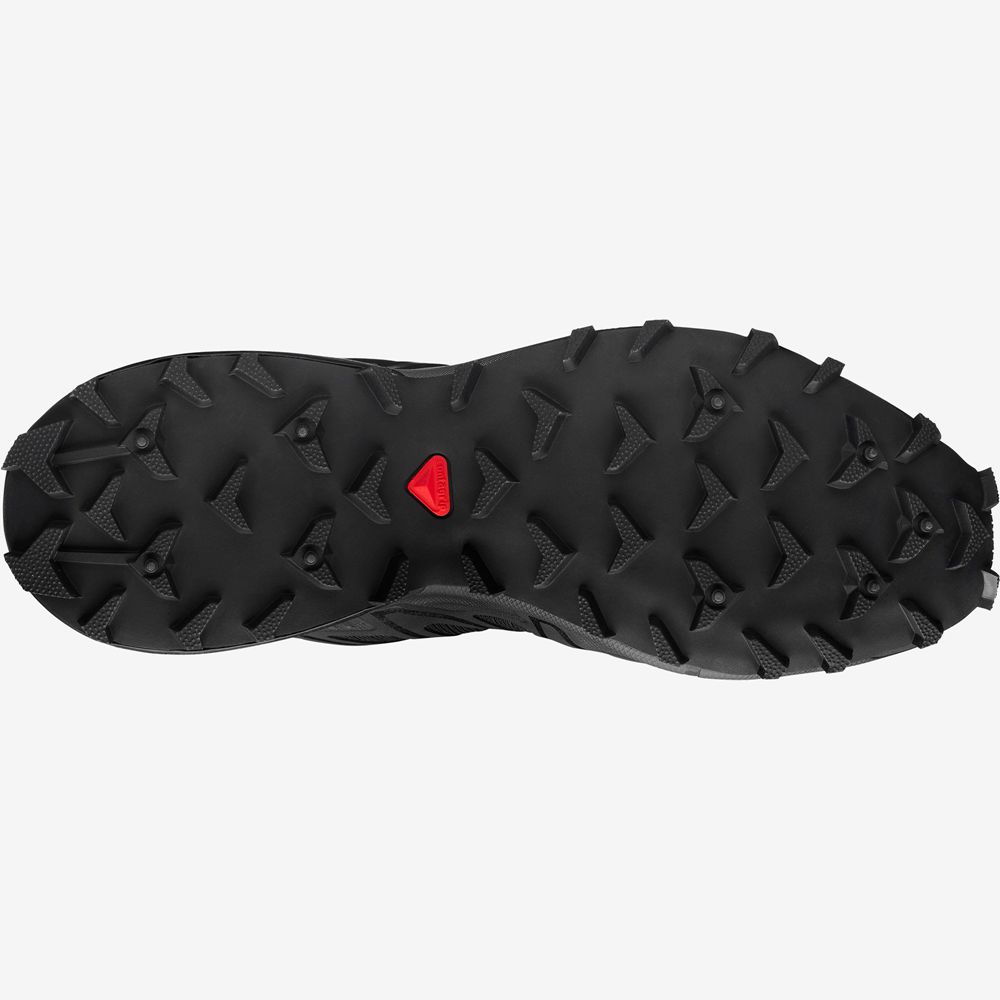 Black Men's Salomon SPEEDCROSS 3 Sneakers | 037-XBCFIR