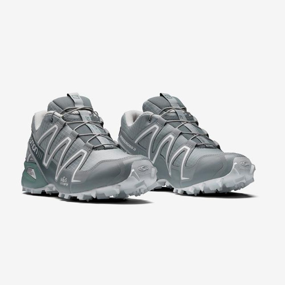 Black Men's Salomon SPEEDCROSS 3 Sneakers | 906-MYRJPC