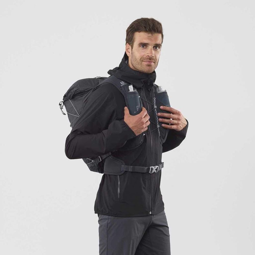 Black Men's Salomon XA 35 Backpacks | 504-GNWVDX