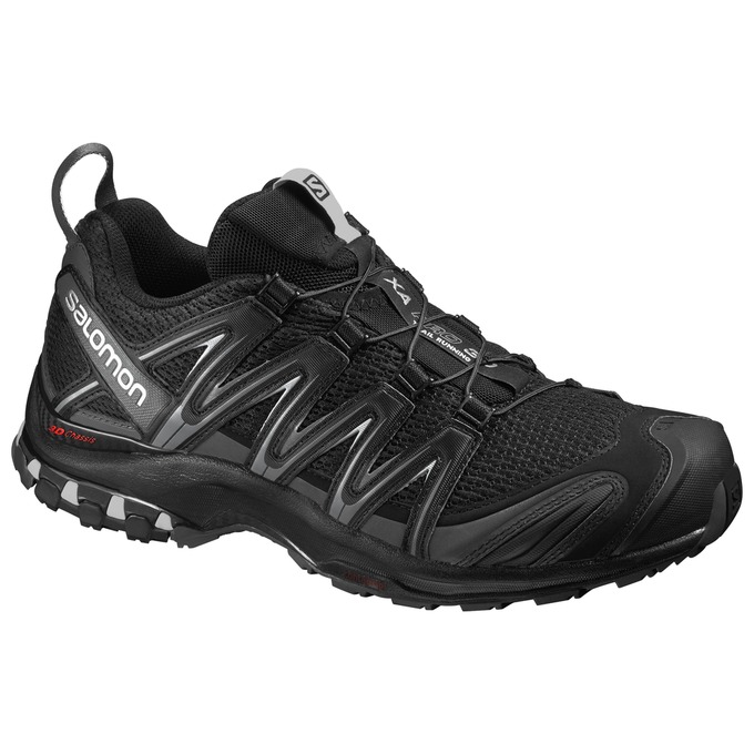 Black Men\'s Salomon XA PRO 3D Trail Running Shoes | 875-ZFCWOP