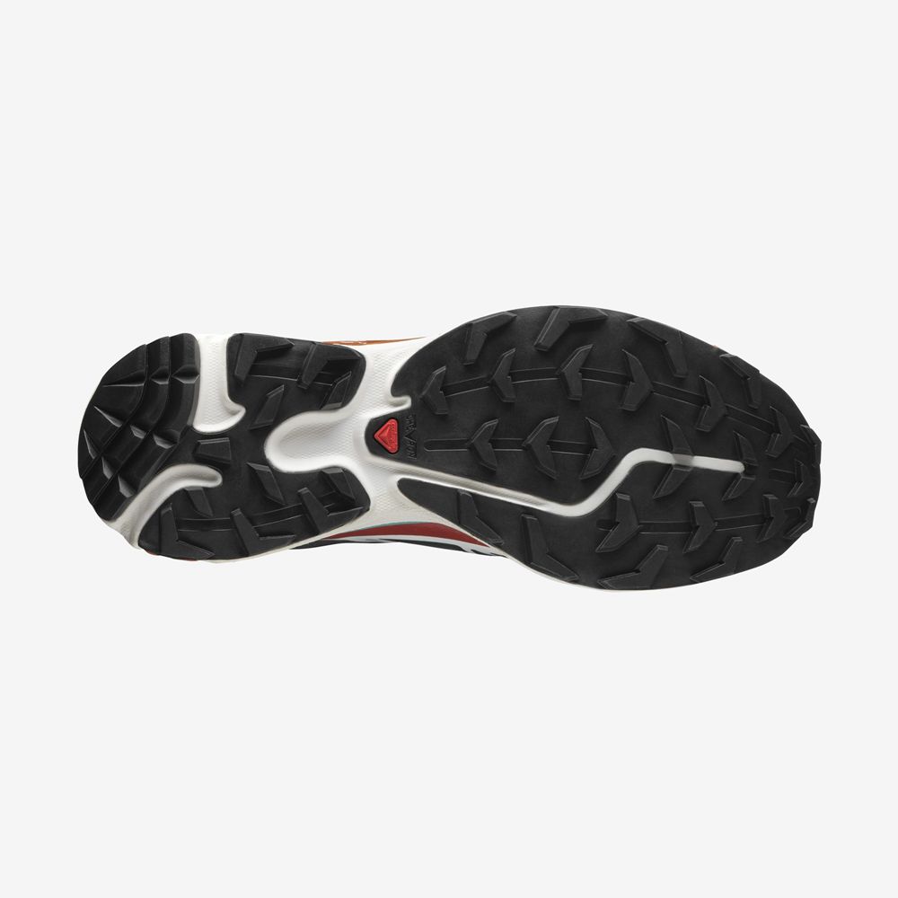 Black / Red Orange Men's Salomon XT-6 Sneakers | 598-KEVSWA