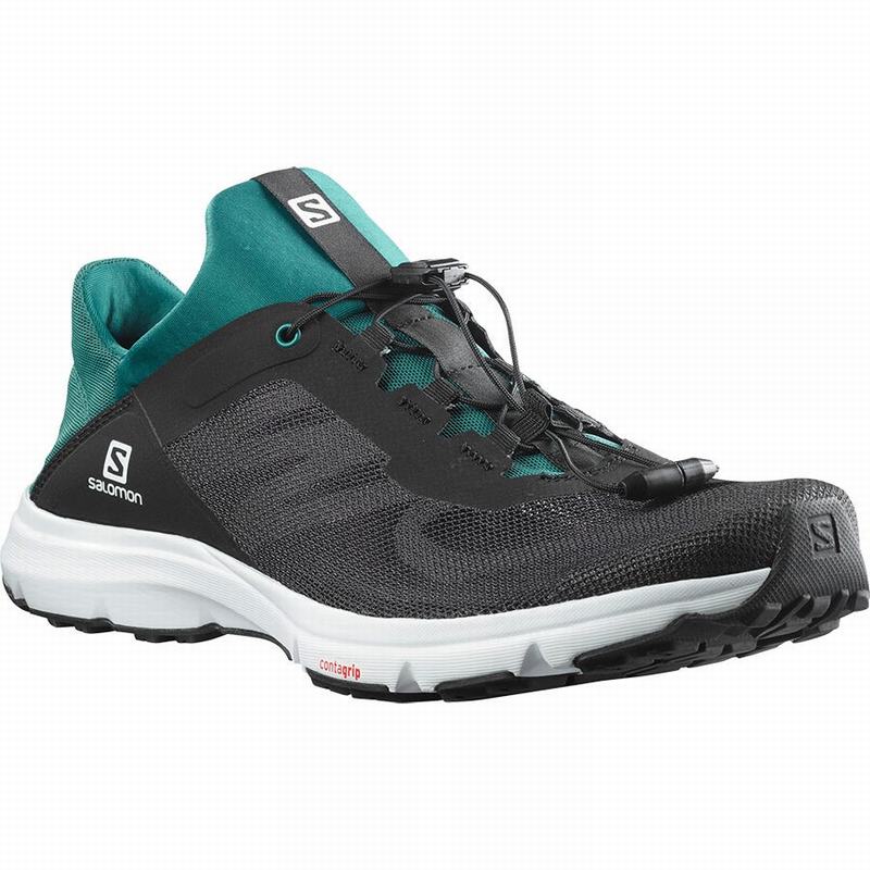Black / White Men's Salomon AMPHIB BOLD 2 Water Shoes | 584-IFRCGQ
