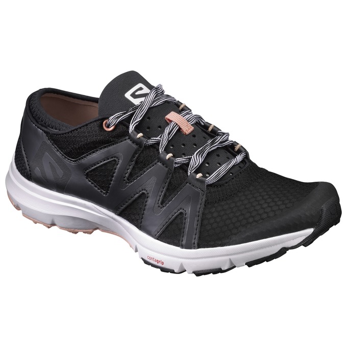 Black Women\'s Salomon CROSSAMPHIBIAN SWIFT W Water Shoes | 429-JTPZNC