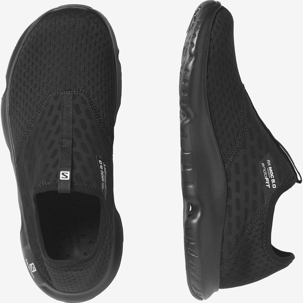 Black Women's Salomon REELAX MOC 5.0 Water Shoes | 039-JHXBGL