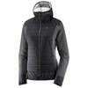 Black Women's Salomon RIGHT NICE HYBRID HOODIE W Jackets | 624-PONUWF