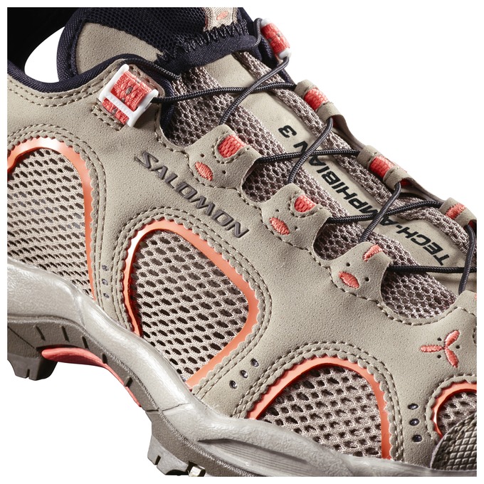 Black Women's Salomon TECHAMPHIBIAN 3 W Water Shoes | 951-PHEZQR