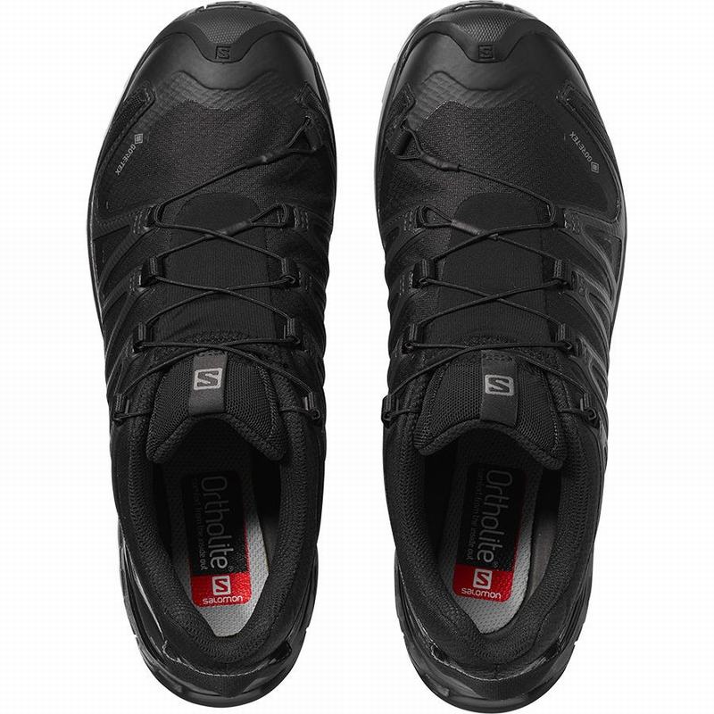 Black Women's Salomon XA PRO 3D V8 GORE-TEX Trail Running Shoes | 046-BMUYLN