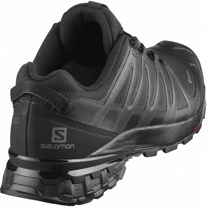 Black Women's Salomon XA PRO 3D V8 GORE-TEX Trail Running Shoes | 046-BMUYLN