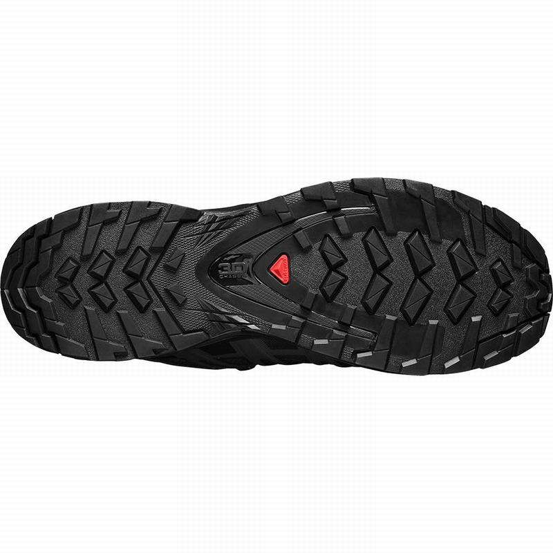 Black Women's Salomon XA PRO 3D V8 GORE-TEX Trail Running Shoes | 046-BMUYLN
