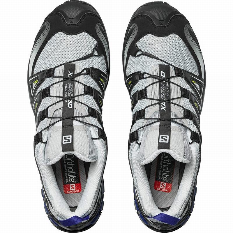 Blue / Black Men's Salomon XA PRO 3D Trail Running Shoes | 612-RAKIQN