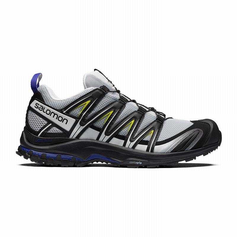 Blue / Black Men\'s Salomon XA PRO 3D Trail Running Shoes | 612-RAKIQN