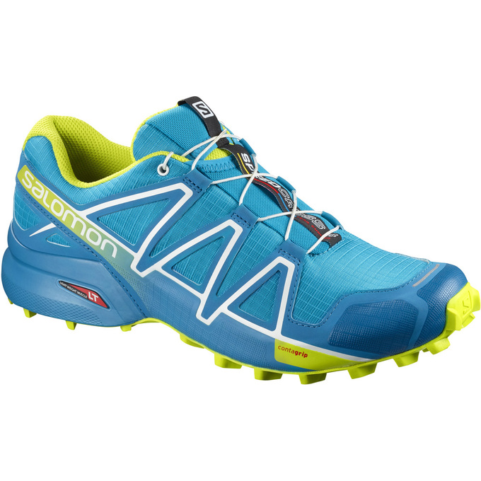 Blue Men\'s Salomon SPEEDCROSS 4 Trail Running Shoes | 817-JHEAYR