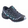 Blue / White Kids' Salomon XA PRO 3D J Hiking Shoes | 954-KZUCER