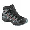 Blue / White Kids' Salomon XA PRO 3D J Hiking Shoes | 954-KZUCER