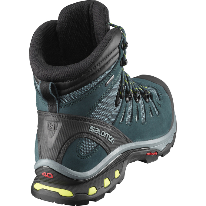 Brown Black Men's Salomon QUEST 4D 3 GTX Hiking Boots | 641-WVUEDN