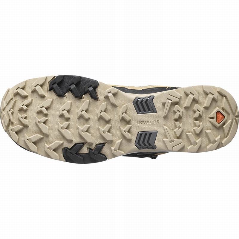 Brown / Black Men's Salomon X ULTRA 4 MID GORE-TEX Hiking Boots | 635-LQYDBK
