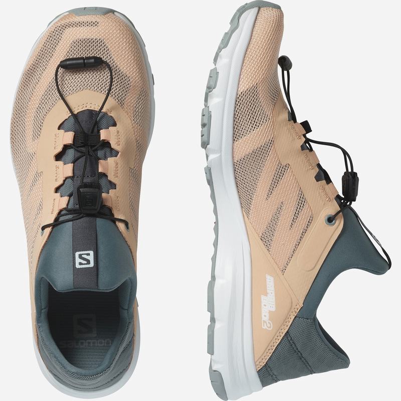 Cream Women's Salomon AMPHIB BOLD 2 Water Shoes | 437-JOFULQ