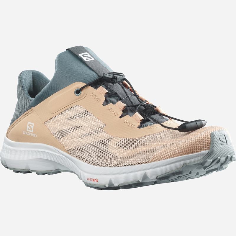 Cream Women's Salomon AMPHIB BOLD 2 Water Shoes | 437-JOFULQ