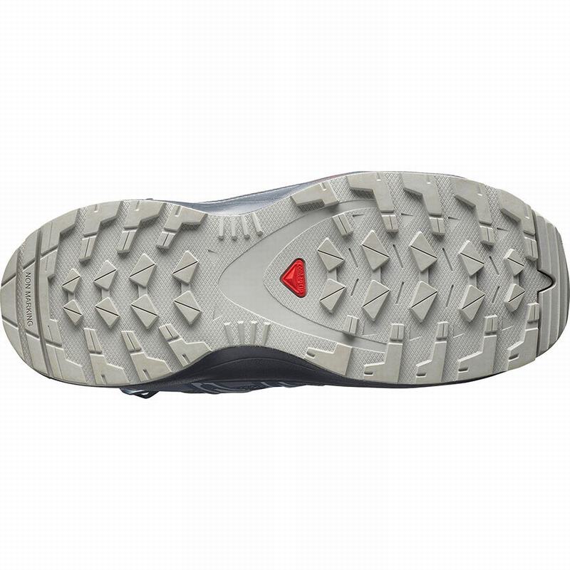 Dark Blue Kids' Salomon XA PRO 3D CSWP NOCTURNE J Hiking Shoes | 547-LHEGZK