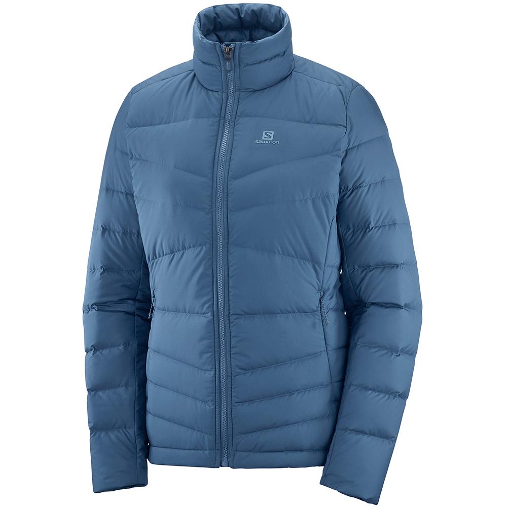 Dark Denim Women\'s Salomon TRANSITION DOWN JKT W Jackets | 721-OIEFXT