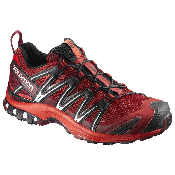 Dark Red Men\'s Salomon XA PRO 3D Trail Running Shoes | 576-HEDCIX