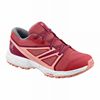 Dark Red Rose / Red Kids' Salomon SENSE J Running Shoes | 924-HUQIXJ