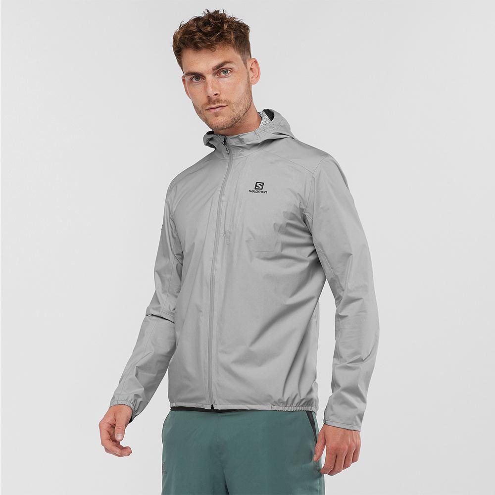 Grey Men's Salomon BONATTI WP JKT M Jackets | 032-VUANKC