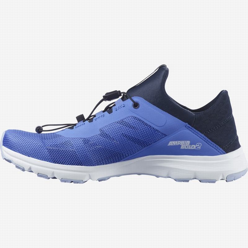 Indigo / Blue Women's Salomon AMPHIB BOLD 2 Water Shoes | 715-RJHYWD