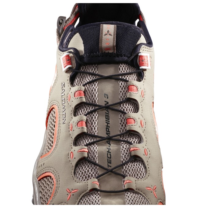 Light Brown Women's Salomon TECHAMPHIBIAN 3 W Water Shoes | 416-XUWAPG