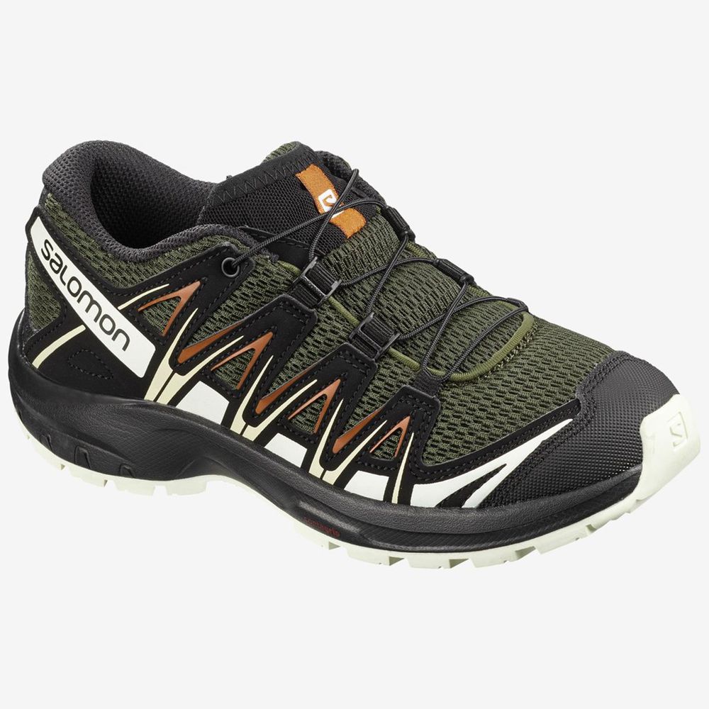 Multicolor Kids\' Salomon XA PRO 3D JUNIOR Hiking Shoes | 907-KBEIYF