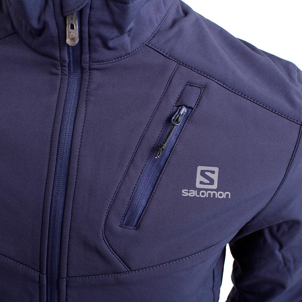 Navy Men's Salomon EMIN JKT M Jackets | 427-RLIWFB