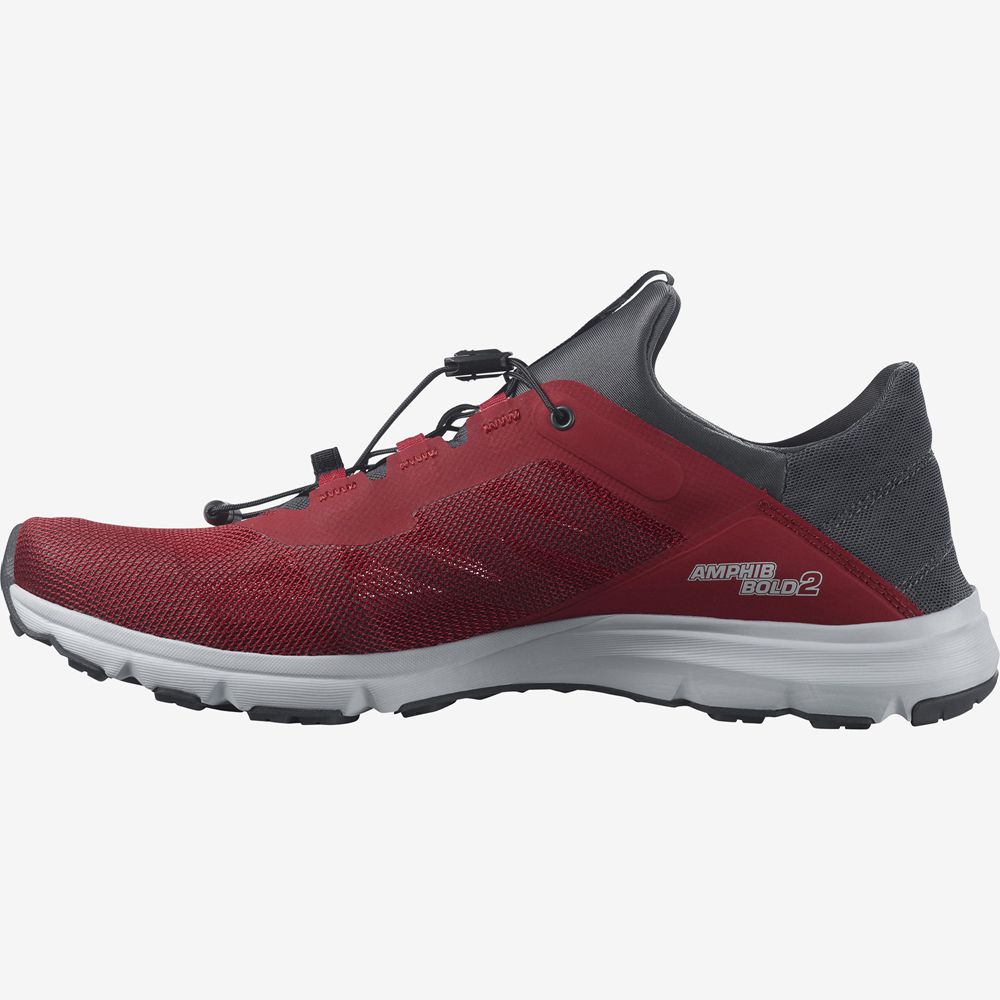 Red Men's Salomon AMPHIB BOLD 2 Water Shoes | 085-ZAOXIN