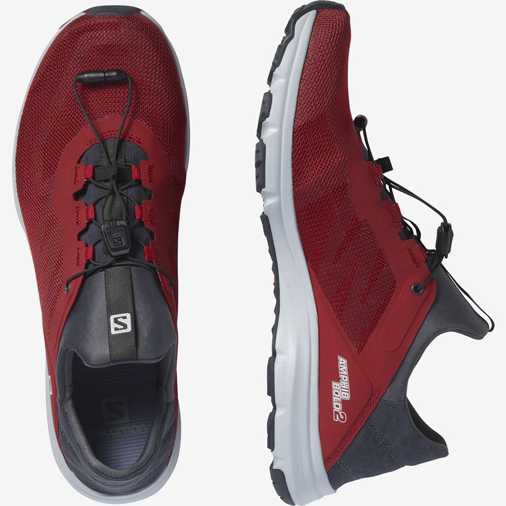 Red Men's Salomon AMPHIB BOLD 2 Water Shoes | 085-ZAOXIN