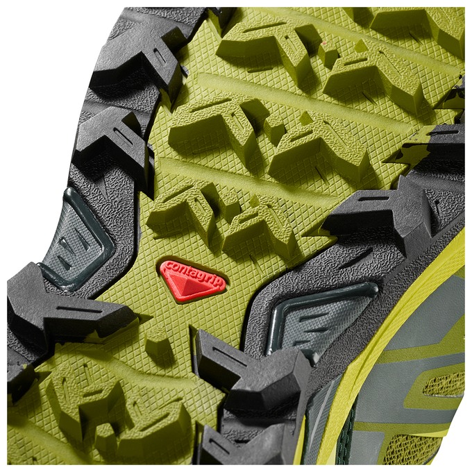 Silver / Black Men's Salomon X ULTRA 3 Hiking Shoes | 307-IRUZWC