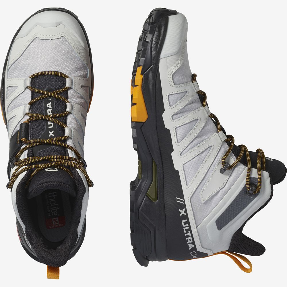 Sliver Men's Salomon X ULTRA 4 MID GORE-TEX Hiking Boots | 597-DEYPXB