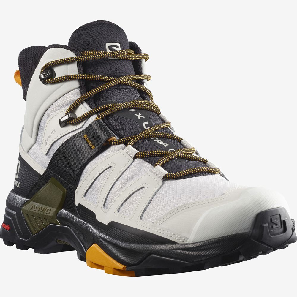 Sliver Men's Salomon X ULTRA 4 MID GORE-TEX Hiking Boots | 597-DEYPXB