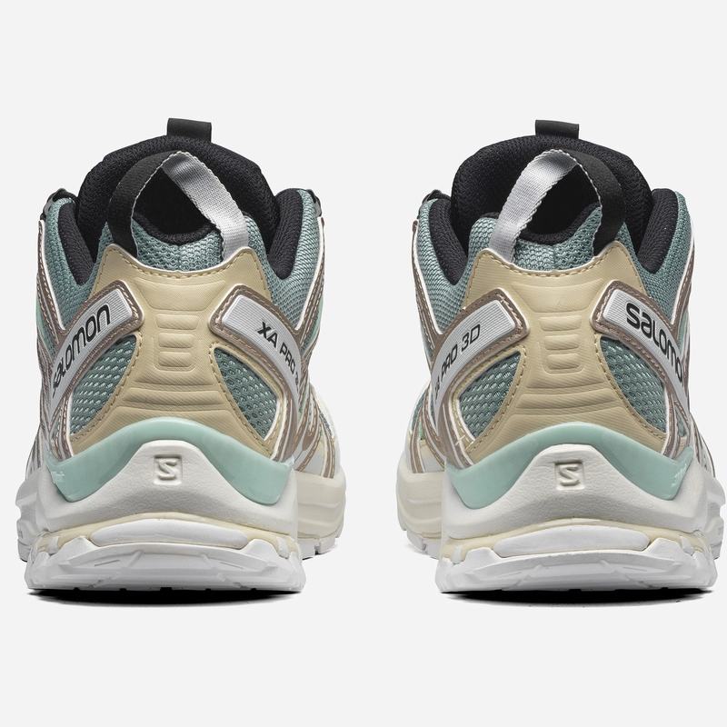 Turquoise / Brown Turquoise Men's Salomon XA PRO 3D Trail Running Shoes | 930-TBXWCD