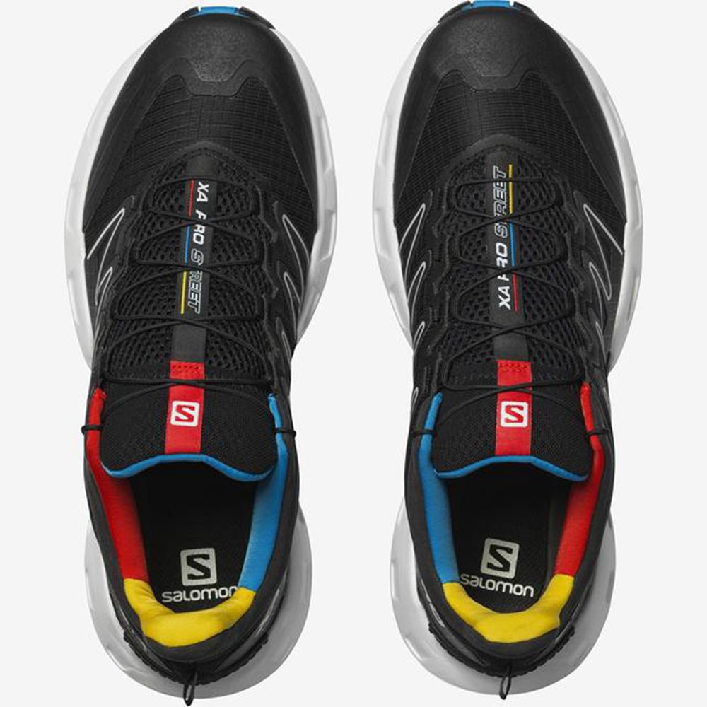 White / Black / Red Men's Salomon XA PRO STREET Sneakers | 362-ZHILCG