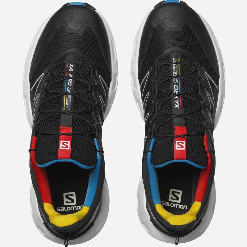 White / Black Women's Salomon XA PRO STREET Trail Running Shoes | 234-NKJUZC