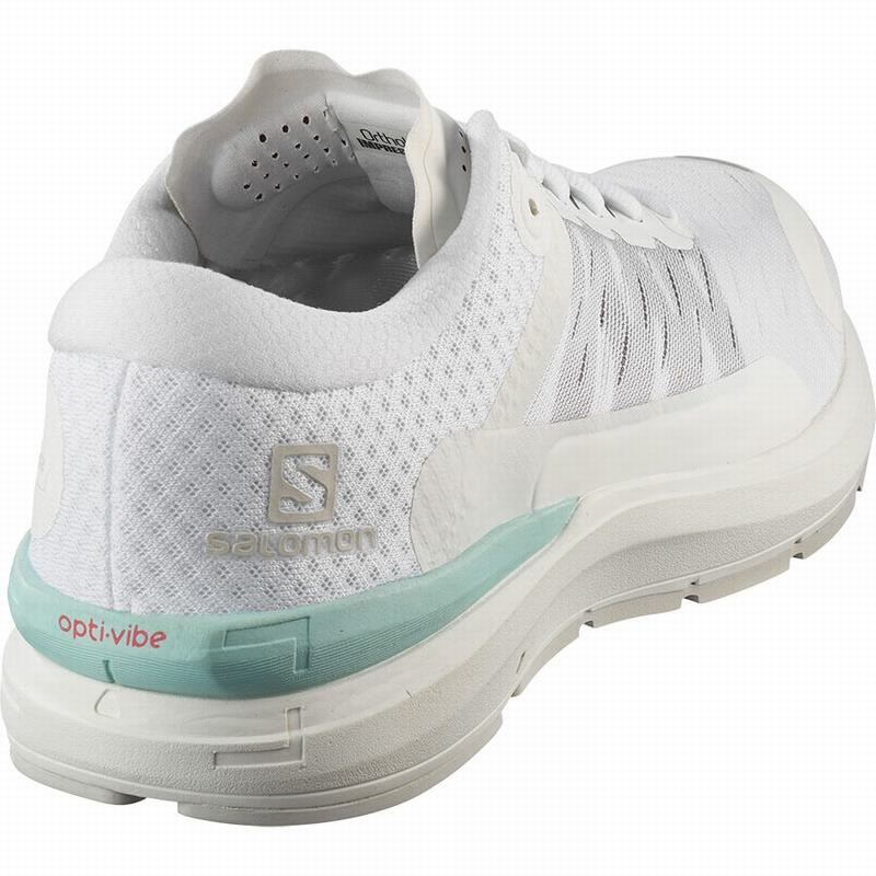 White Men's Salomon SONIC 3 BALANCE Running Shoes | 203-QIOPVF