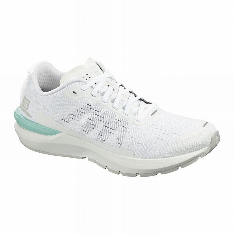 White Men\'s Salomon SONIC 3 BALANCE Running Shoes | 203-QIOPVF