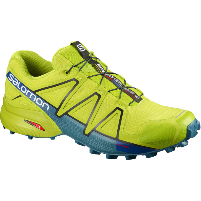 Yellow Men\'s Salomon SPEEDCROSS 4 Trail Running Shoes | 905-AUPELZ