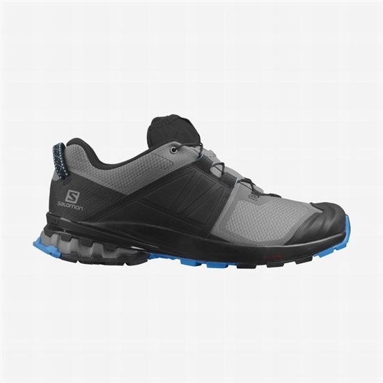 Black / Blue Men's Salomon XA WILD Trail Running Shoes | 981-NUSGWM