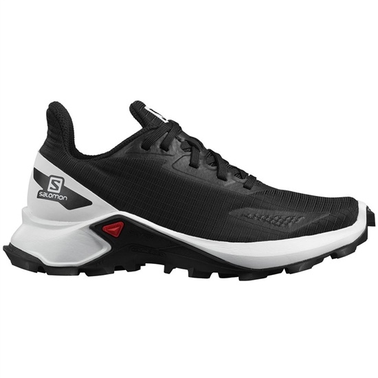Black Kids' Salomon ALPHACROSS BLAST J Road Running Shoes | 984-XDQRYI