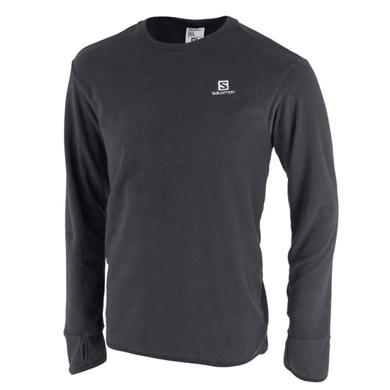 Black Kids' Salomon KABRU B Midlayers | 463-HKMVIB