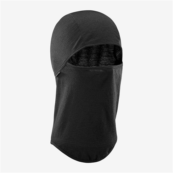 Black Men's Salomon BALACLAVA Headwear | 130-VKSOZP