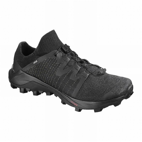 Black Men's Salomon CROSS /PRO Trail Running Shoes | 805-MGRPIO
