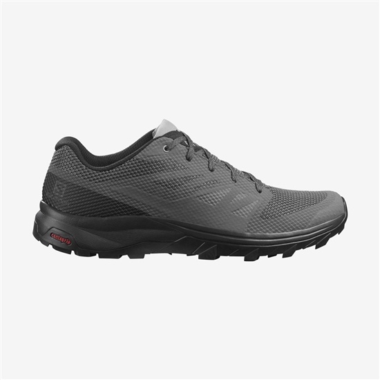 Black Men's Salomon OUTLINE Hiking Shoes | 596-MPNWCL